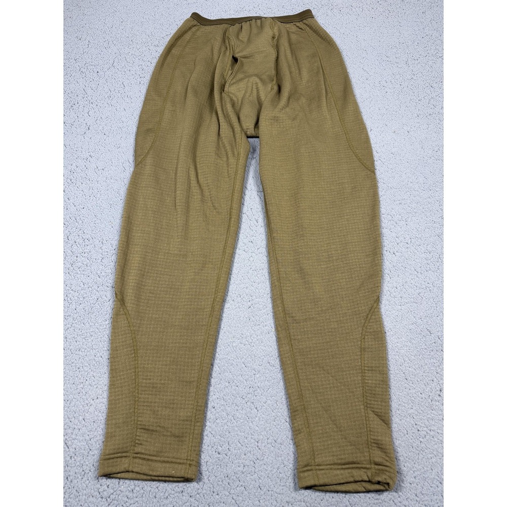ORC Industries PCU L2 Pants Mens Small Brown Thermal Fleece Long Johns USA‎ Made